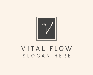 Elegant Square Lettermark logo design