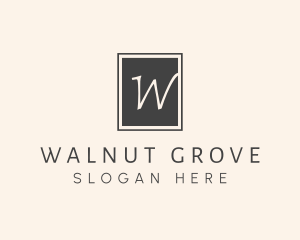 Elegant Square Lettermark logo design