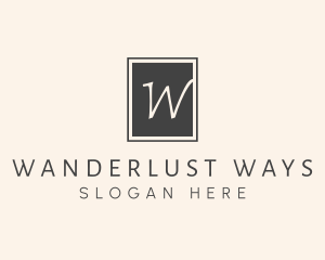 Elegant Square Lettermark logo design