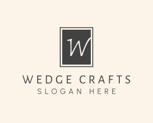 Elegant Square Lettermark logo design