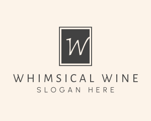 Elegant Square Lettermark logo design