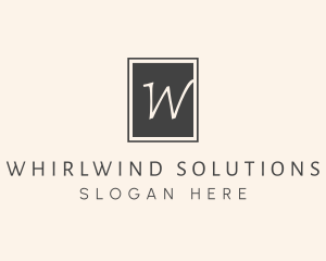 Elegant Square Lettermark logo design