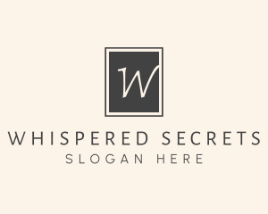 Elegant Square Lettermark logo design