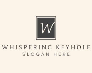 Elegant Square Lettermark logo design