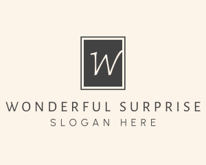 Elegant Square Lettermark logo design