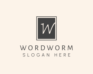 Elegant Square Lettermark logo design