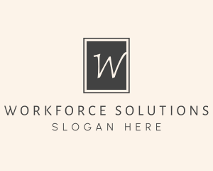 Elegant Square Lettermark logo design