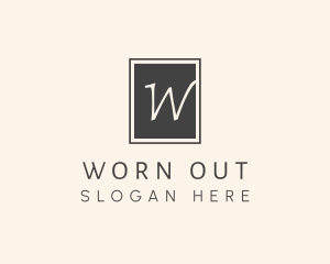 Elegant Square Lettermark logo design