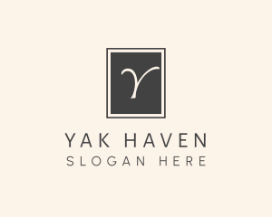 Elegant Square Lettermark logo design