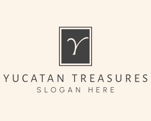 Elegant Square Lettermark logo design