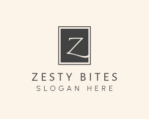 Elegant Square Lettermark logo design