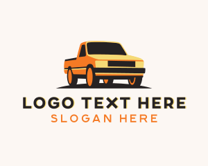 Pickup Truck Transportation logo