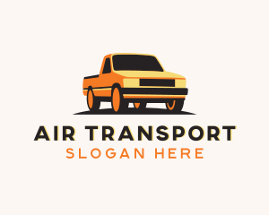 Pickup Truck Transportation logo design