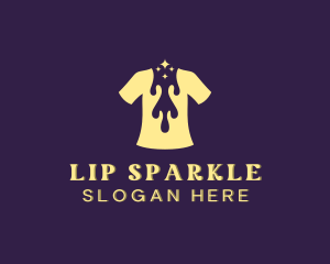 Sparkling T-shirt Printing logo design