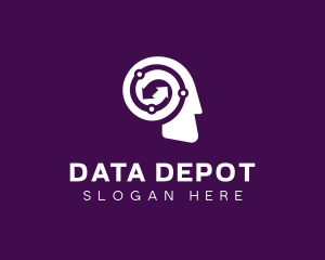 Artificial Intelligence Data Scientist logo design