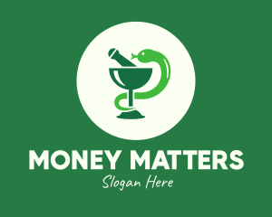 Green Mortar &Goblet Snake logo