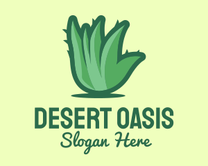 Aloe Vera Plant  logo design