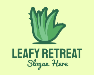 Aloe Vera Plant  logo design