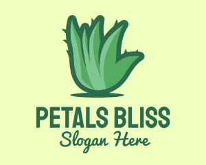 Aloe Vera Plant  logo design