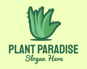 Aloe Vera Plant  logo design