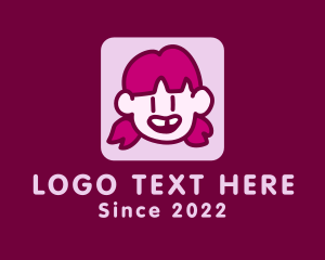 Young Girl Kid logo
