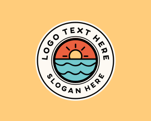 Sun Ocean Wave logo