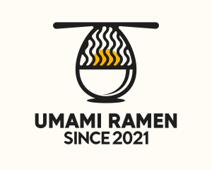 Hard Boiled Egg Ramen  logo design