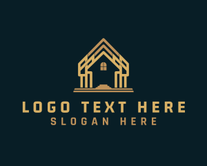 Architecture - House Architecture Roofing logo design