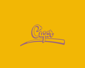 Fancy Cursive Company Logo