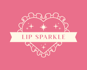 Sparkle Heart Pillow logo design