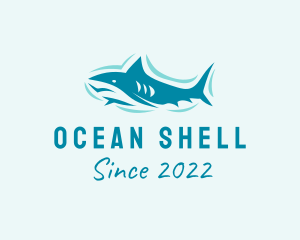 Ocean Shark Aquarium logo design