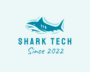 Ocean Shark Aquarium logo design