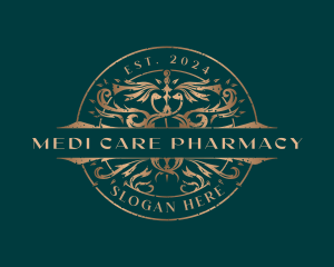 Caduceus Healthcare Pharmacy logo design