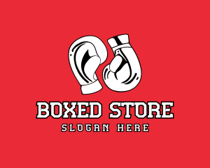 Boxing Fight Gloves logo design