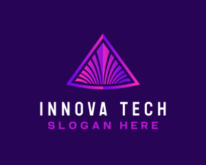 Premium Pyramid Tech  logo design