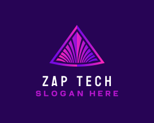 Premium Pyramid Tech  logo design