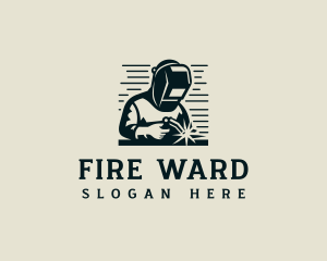 Welding Fabrication Blowtorch logo design