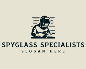 Welding Fabrication Blowtorch logo design