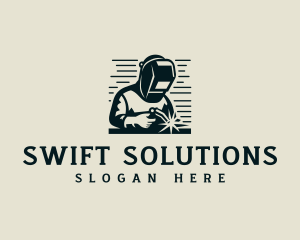 Welding Fabrication Blowtorch logo design