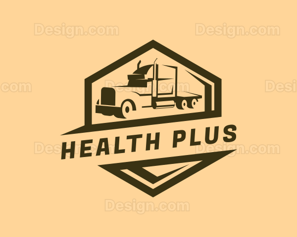 Freight Truck Logistics Logo