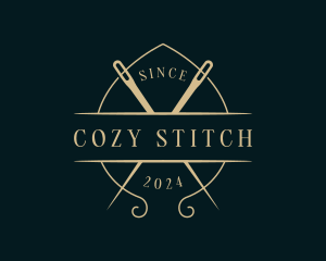 Stitching Embroidery Tailor logo design