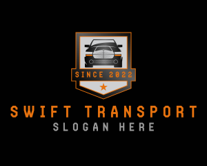 Shield Car Transport  logo design