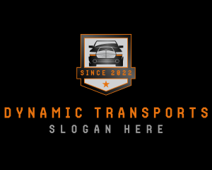 Shield Car Transport  logo design