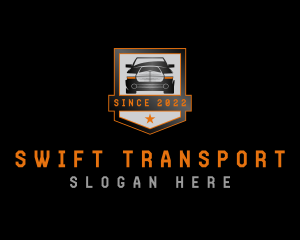 Shield Car Transport  logo design