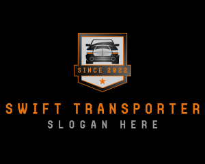 Shield Car Transport  logo design