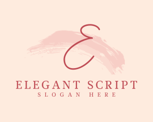 Brush Stroke Cosmetic Spa logo design