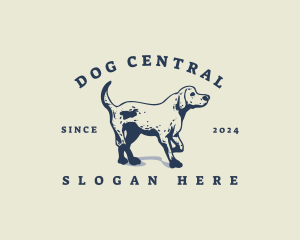 Canine Hound Dog logo design