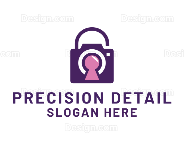 Padlock Secure Camera Logo