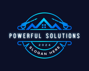 Power Washer Sanitation logo design