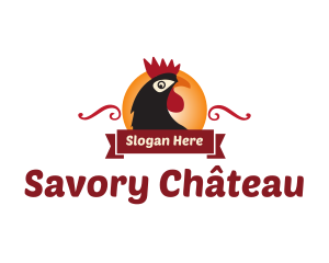 Sun Rooster Farm logo design